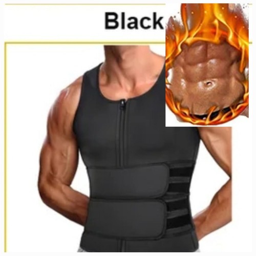 Men sauna suit vest - vest, fat