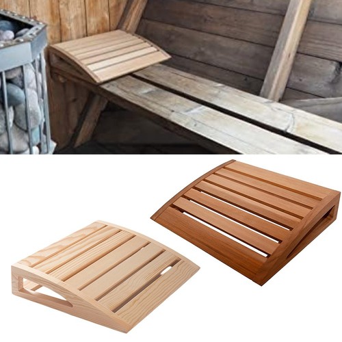 Single wooden sauna headrest - single,